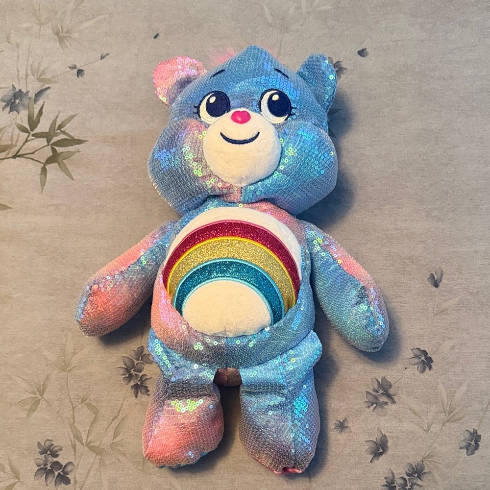 Limited Edition Sparkle Cheer Bear Care Bare Plush Toy